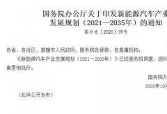 《新能源汽車(chē)產(chǎn)業(yè)發(fā)展規(guī)劃（2021~2035年）》發(fā)布，氫能源被重要提及